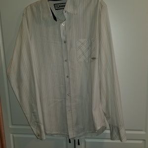 Billabong Men's Button Down Long Sleeve Slim Fit L